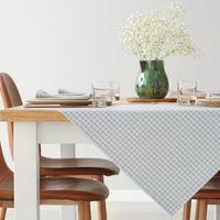 Obrus dekoracyjny FLASH 85x85 Eurofirany srebrny w krateczkę