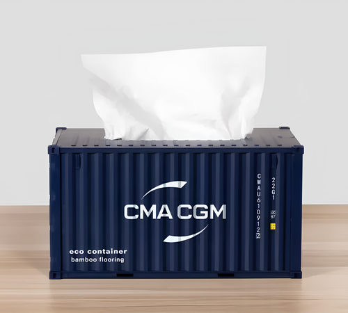 Pudełko na serwetki kontener RESTEQ CMA CGM, model do dekoracji na Arena.pl