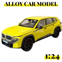 METALOWY MODEL SAMOCHODU BMW XM ZIELONY 1:24 DŹWIĘK OTWIERANE DRZWI MASKA