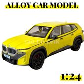 METALOWY MODEL SAMOCHODU BMW XM ZIELONY 1:24 DŹWIĘK OTWIERANE DRZWI MASKA