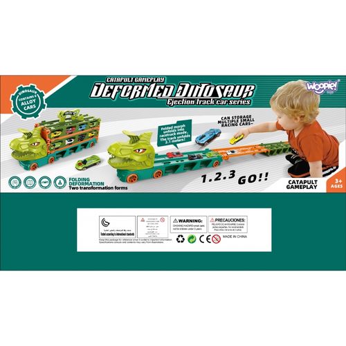 WOOPIE Zabawkowa Ciężarówka Dinozaur Tor 2,1 m dla Samochodzików na Arena.pl