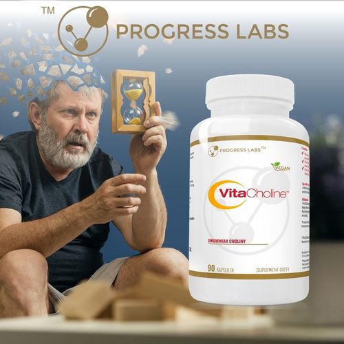VITACHOLINE 300mg Dobra Pamięć Cholina Układ Nerwowy Produkt Vege 90 kap na Arena.pl