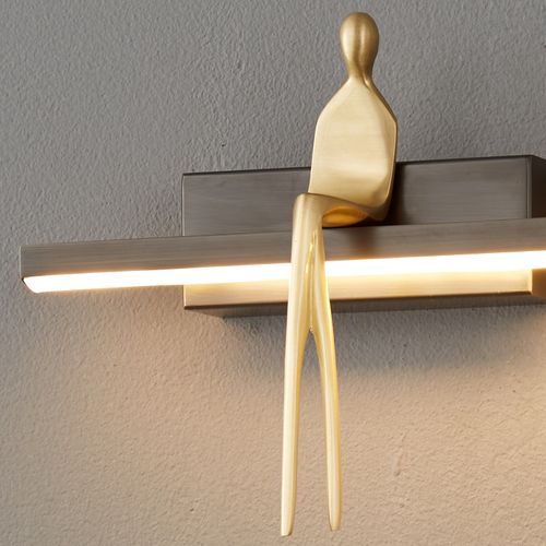 Lampa ścienna led AMICI czarna 31 cm na Arena.pl