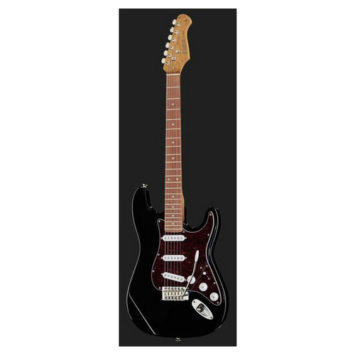 Gitara elektryczna Harley Benton ST-62 BK Vintage Series z Tremolo CZARNA na Arena.pl