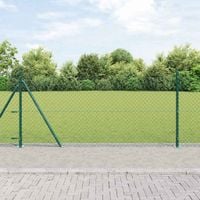 Słupek ogrodzeniowy. Zielony 25 x 1 m (siatka 40 x 40 mm)