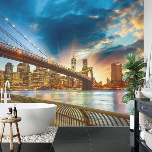 Emaga Fototapeta Widok Na Nowy Jork Vinyl Gładki 368x254 na Arena.pl