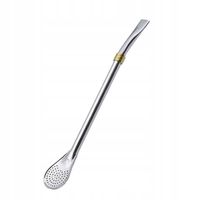 Bombilla Anillo (Gold) do yerba mate 19 cm - złoty pierścień