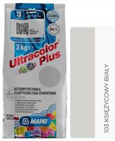 MAPEI FUGA Ultracolor Plus 103 KSIĘŻYCOWY BIAŁY 2kg