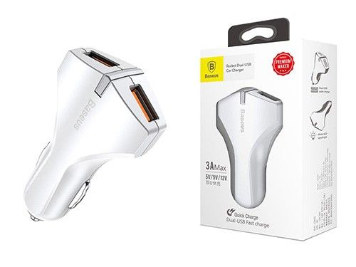 Ładowarka BASEUS Small Rocket 2x USB QC na Arena.pl