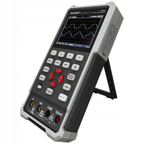 Oscyloskop MULTIMETR cyfrowy mobilny ręczny USB 200 MHz 1 GSa/s VOLTCRAFT zdjęcie 3