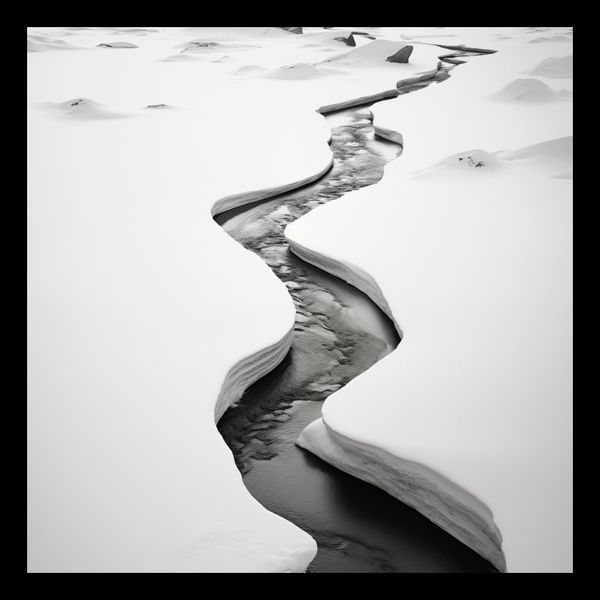 Plakat 20x20cm Szczeliny Mrozu zdjęcie 2