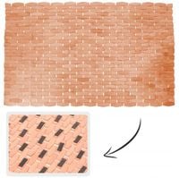 MATA ŁAZIENKOWA BAMBUSOWA DREWNIANY DYWANIK ANTYPOŚLIZGOWY 50x70cm