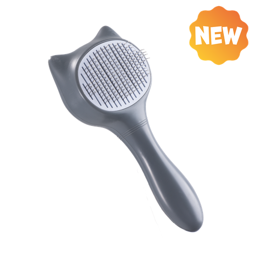 Grzebień do pielęgnacji kota szary ABS 19,2×8,5×4,4cm UNIQ PETS na Arena.pl