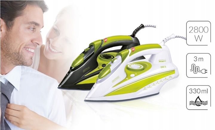 Żelazko ze stopą ceramiczną MPM MZE-04C 2800W zdjęcie 10