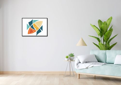 Plakat 70x50cm Geometria Wiatru na Arena.pl