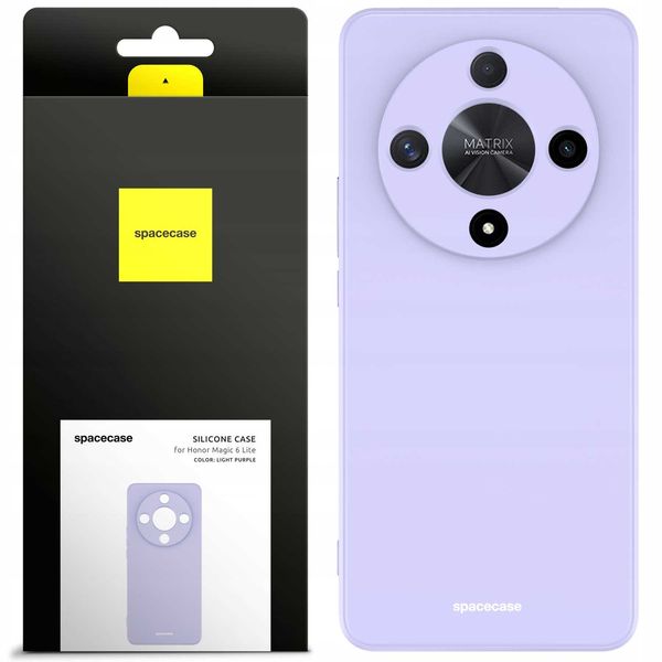 Spacecase Silicone Case Honor Magic 6 Lite Light Purple zdjęcie 1