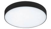 Sufitowa LAMPA plafon TARTU 7898 Rabalux okrągła OPRAWA metalowa LED 24W 2800K - 6000K plafoniera do łazienki IP44 czarna