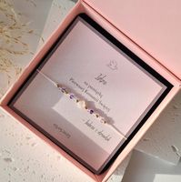 Bransoletka na Pierwszą Komunię Świętą z dedykacją grawer życzenia