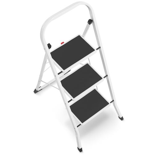 Drabina domowa lekka składana stalowa drabinka schodki 3 stopnie HIGHER BI na Arena.pl