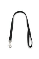 A-472 pejcz, krótka smycz dla psa taśma 20mm/80cm Kolor - Czarny