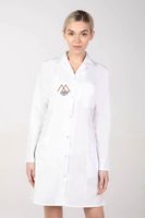 Fartuch medyczny damski z długim rękawem taliowany HAFT z TWOIM LOGO