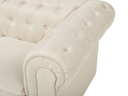 Fotel beżowy CHESTERFIELD na Arena.pl