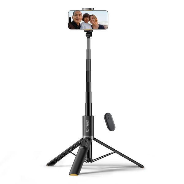 TECH-PROTECT L08S BLUETOOTH SELFIE STICK TRIPOD BLACK zdjęcie 2
