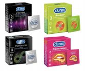 DUREX Zestaw Mix 12szt Prezerwatyw Arouser Performa Intense
