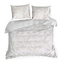 Pościel z bawełny z nadrukiem 220X200 70X80X2  SONIA37 biała