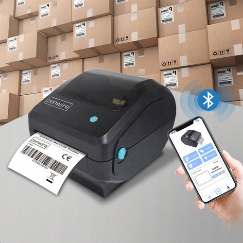 Drukarka Termiczna Etykiet Kurierskich Samoprzylepnych WiFi Bluetooth USB na Arena.pl