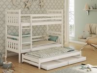 ŁÓŻKO PIĘTROWE SEWERYN 80X160 3- osobowe