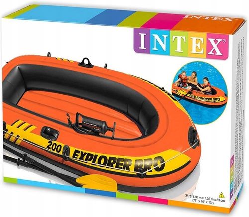 Ponton Intex Explorer 300 3os. Pompka + Wiosła 58358 MODEL 2024 na Arena.pl
