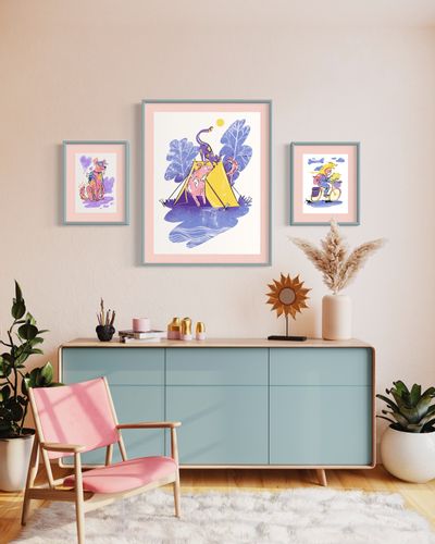 Pod namiotem - plakat A3 na Arena.pl