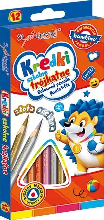 kredki bambino ołówkowe 12kol 18cm 2038 a''10 na Arena.pl