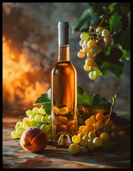 Plakat 50x65cm Bursztynowe Wino zdjęcie 2