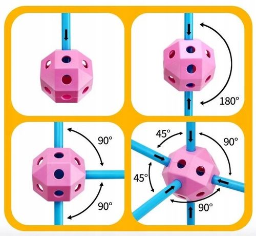 SŁOMKI KLOCKI KONSTRUKCYJNE DUŻE DO BUBOWANIA BAZY 340 elem. na Arena.pl