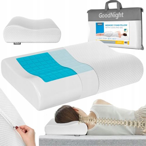 Poduszka ortopedyczna do spania profilowana memory żel chłodzący Rebel na Arena.pl