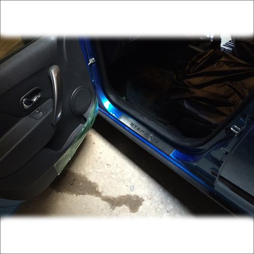 Listwa progowa DACIA SANDERO MK2 STEPWAY Stal nierdzewna 304 mat 4szt na Arena.pl