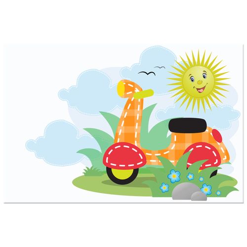 Obraz Płótno 60X40 Mały Skuterek na Arena.pl