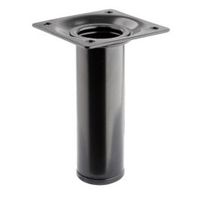 Noga meblowa DUNKE 10x3cm metalowa czarna fra