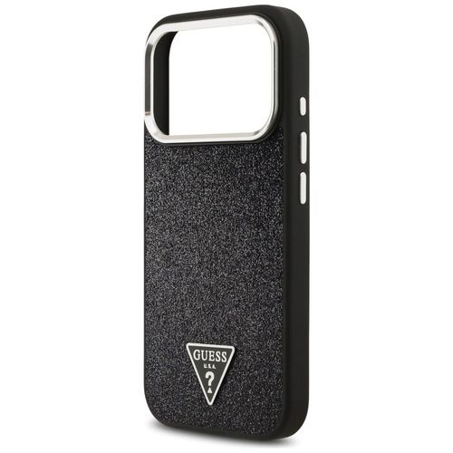 Etui Guess Glitter Triangle Logo MagSafedo iPhone 17 Pro czarny na Arena.pl