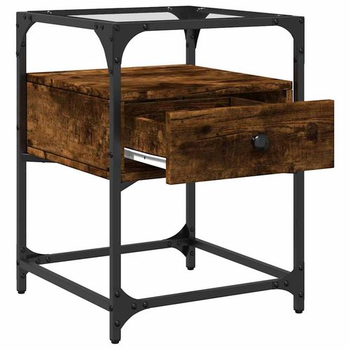 Szafka nocna, przydymiony dąb, 40x40x55 cm na Arena.pl