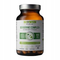Biowen Berberine Complex+ 510 mg berberyna morwa biała kozieradka 60 kapsuł