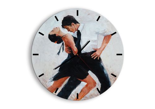 Zegar Ścienny - Tango Tancerze  - 50X50 Cm - C3Ar50X50-3771 na Arena.pl