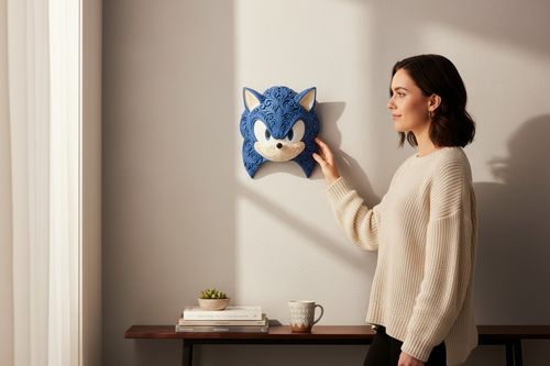 Dekoracja Ścienna Sonic 3D PLA na Arena.pl