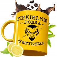 Złoty Kubek Premium Dla Striptizerki Prezent Z Nadrukiem Ze Zdjęciem