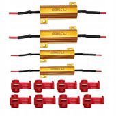 4X Rezystor Led 50W 6Ohm Canbus Dekoder Filtr Opornik Błąd Spalonej Żarówki