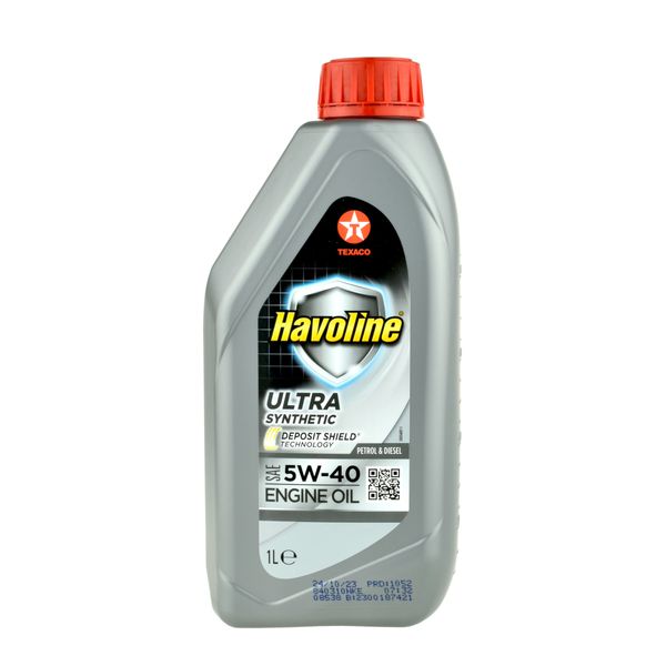 Olej TEXACO Havoline Ultra 5W/40 API SN/CF - 1L zdjęcie 1