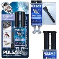 KLEJ EPOKSYDOWY DWUSKŁADNIKOWY PULSAR SZYBKOSCHNĄCY 5 MINUT BEZBARWNY 25ml