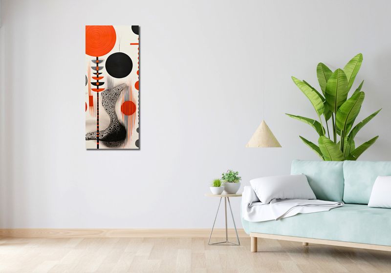 Obraz 40x100cm Kontrastowy Kosmos zdjęcie 2